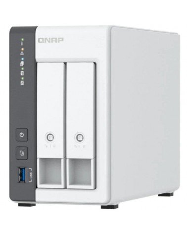 Nas qnap ts-233/ 2 bahías 3.5'- 2.5'/ 4gb ddr4/ formato torre