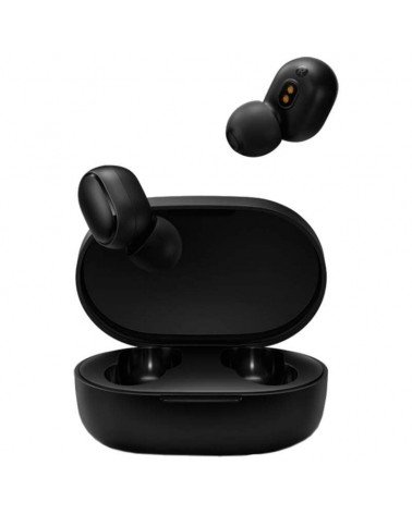 Auriculares bluetooth xiaomi mi true wireless earbuds basic 2 con estuche de carga/ autonomía 4h/ negros