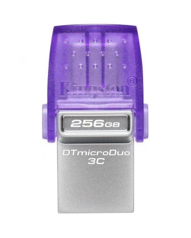 Pendrive 256gb kingston datatraveler microduo 3c usb 3.2
