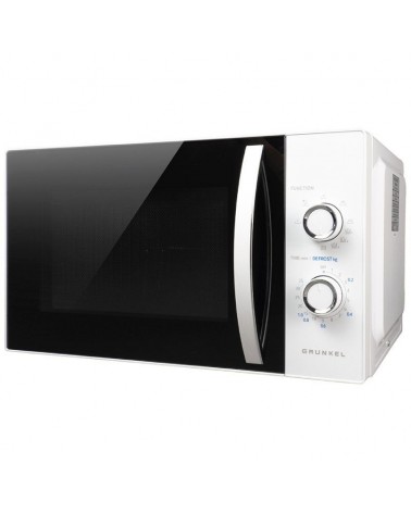 Microondas grunkel mwg-25ma/ 800w/ capacidad 25l/ función grill/ blanco