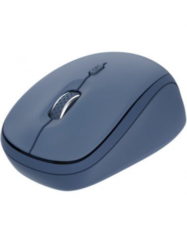  ratón mini inalámbrico trust yvi+ multidispositivo/ hasta 1600 dpi/ azul