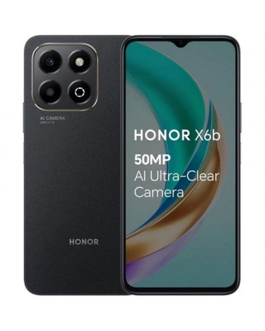 Smartphone honor x6b 4gb/ 128gb/ 6.56'/ negro medianoche