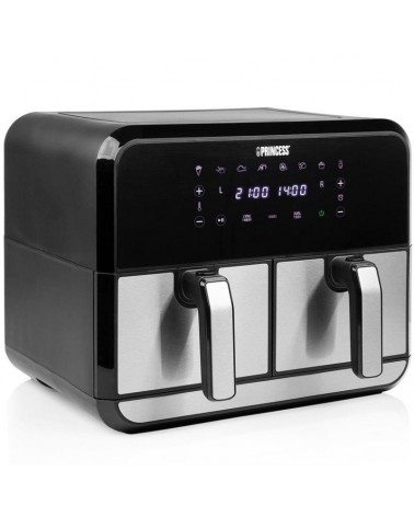 Freidora por aire / sin aceite princess double basket airfryer 182074/ 2400w/ capacidad 8l
