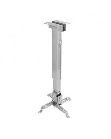 Soporte de techo para proyector tooq pj2012t-s/ inclinable-nivelable/ hasta 20kg