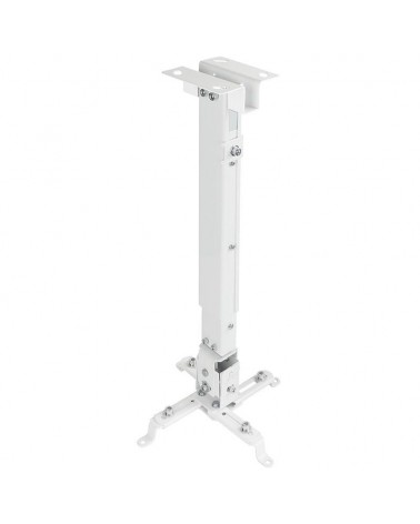Soporte de techo para proyector tooq pj2012t-w/ inclinable/ hasta 20kg