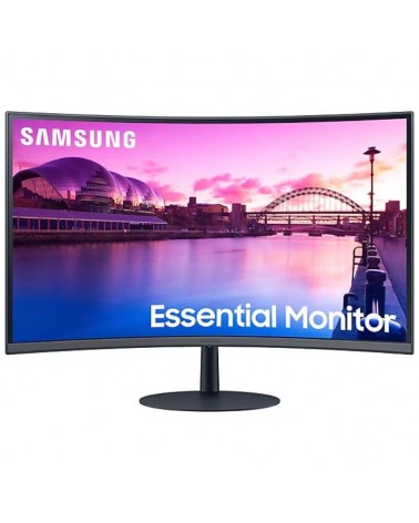 Monitor curvo samsung essential monitor s39c s27c390eau/ 27'/ full hd/ multimedia/ negro