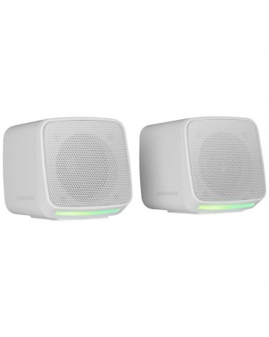 Altavoces mars gaming ms-pro/ 10w/ 1.0/ blancos
