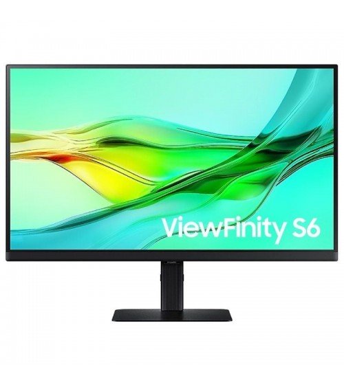 Monitor profesional samsung viewfinity s6 s27d600uau 27'/ qhd/ regulable en altura/ negro
