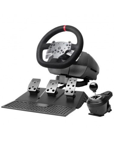 Volante con pedales y cambio de marchas manual mars gaming mwh-rsx