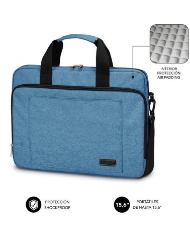 Mochila subblim air padding laptop bag para portátiles hasta 15.6'/ azul