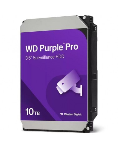 Disco duro western digital wd purple pro surveillance 10tb/ 3.5'/ sata iii/ 512mb