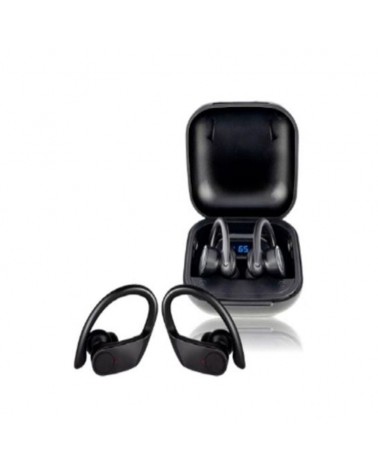 Auriculares deportivos bluetooth daewoo tws sport dw2012 con estuche de carga/ autonomía 3h/ negros