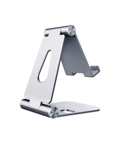 Soporte para smartphone/tablet aisens ms2pm-086/ plata