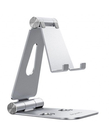 Soporte para smartphone/tablet aisens ms2pxl-092/ plata