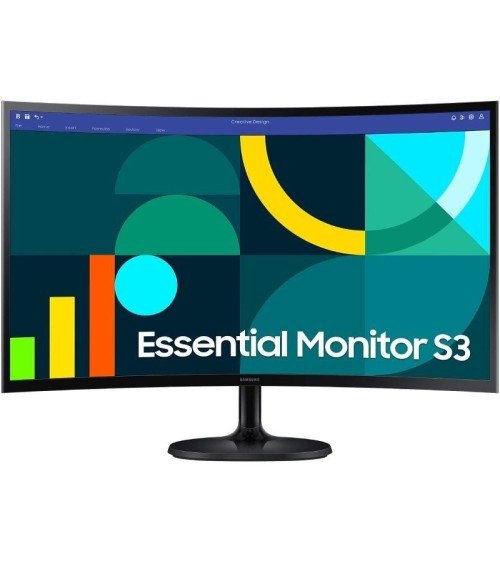 Monitor profesional samsung essential monitor s3 s36gd s27d362gau/ 27'/ full hd/ negro