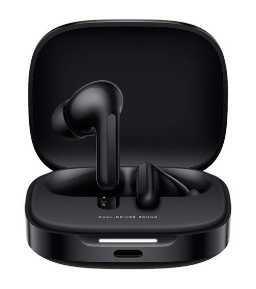 Auriculares bluetooth xiaomi redmi buds 6 con estuche de carga/ autonomía 10h/ negros