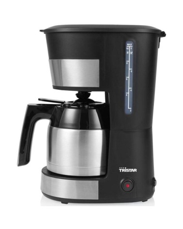 Cafetera de goteo tristar cm-1283/ 10 tazas/ negra y plata