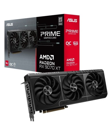 Tarjeta gráfica asus prime radeon rx 9070 xt oc/ 16gb gddr6