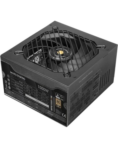 Fuente de alimentación mars gaming mpb1000sim/ 1000w/ ventilador 14cm/ 80 plus gold