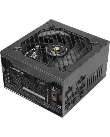 Fuente de alimentación mars gaming mpb750sim/ 750w/ ventilador 14cm/ 80 plus bronze