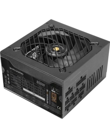 Fuente de alimentación mars gaming mpb850sim/ 850w/ ventilador 14cm/ 80 plus bronze