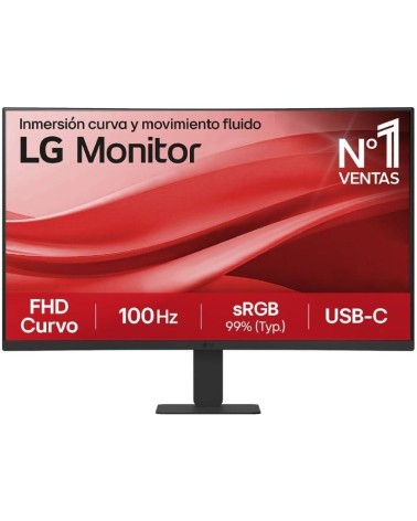 Monitor curvo lg 27u421a-b 27'/ full hd/ negro