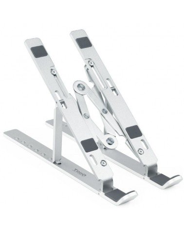 Soporte tooq tqlrs0033-al para portátiles hasta 15'/ plata