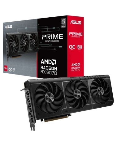 Tarjeta gráfica asus prime radeon rx 9070 oc edition/ 16gb gddr6