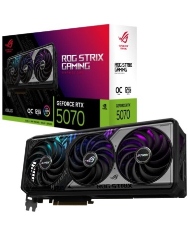 Tarjeta gráfica asus rog strix oc geforce rtx 5070ti/ 12gb gddr7