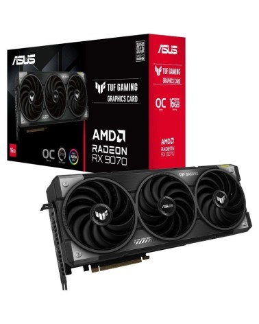 Tarjeta gráfica asus tuf gaming radeon rx 9070 oc/ 16gb gddr6