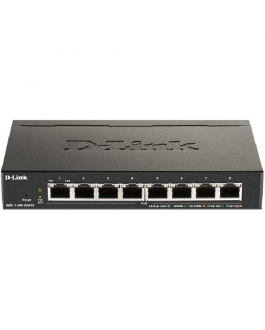 Switch d-link dgs-1100-08pv2 8 puertos/ rj-45 10/100/1000 poe