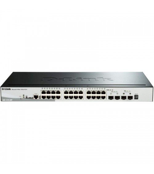 Switch d-link smart dgs-1510-28p 28 puertos/ rj-45 10/100/1000 poe/ sfp