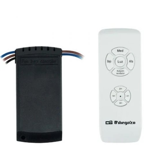 Kit orbegozo rcm 9000 para ventilador de techo/ incluye receptor y mando a distancia