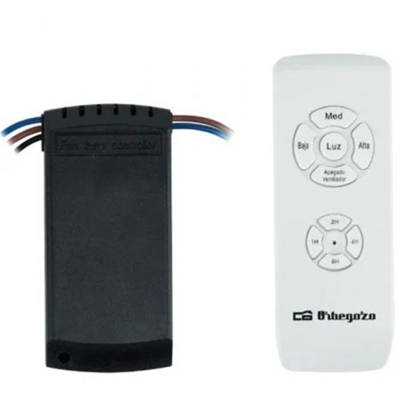 Kit orbegozo rcm 9000 para ventilador de techo/ incluye receptor y mando a distancia