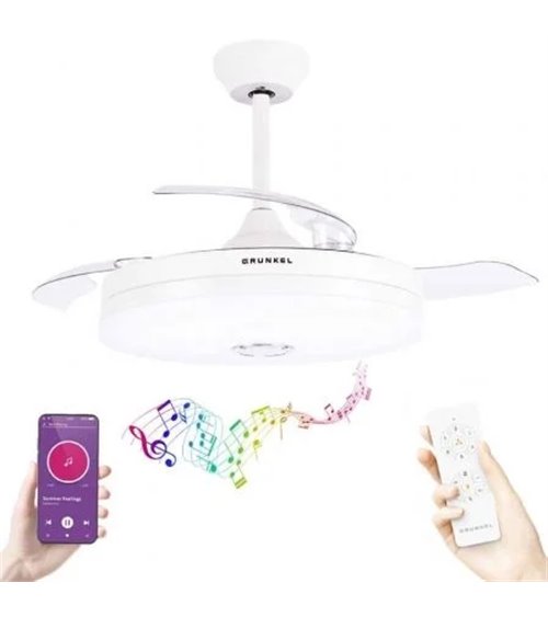 Ventilador de techo grunkel skywind-42bt2/ w/ aspas cm  velocidades