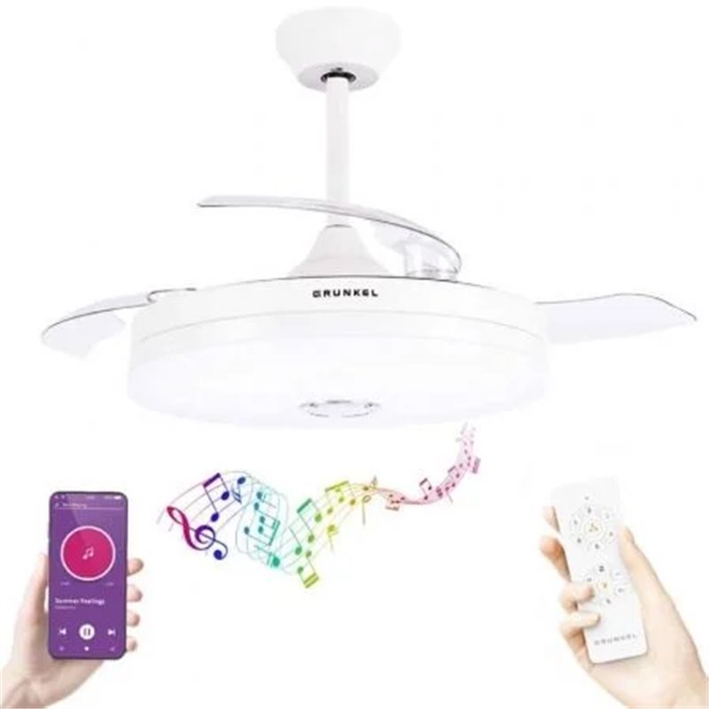 Ventilador de techo grunkel skywind-42bt2/ w/ aspas cm  velocidades