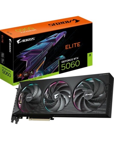 Tarjeta gráfica gigabyte aorus geforce rtx 5060 elite/ 8gb gddr7