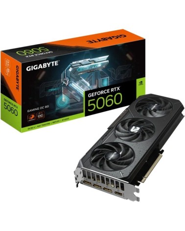 Tarjeta gráfica gigabyte geforce rtx 5060 gaming oc/ 8gb gddr7