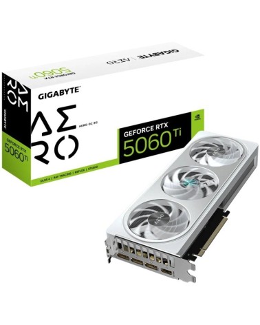 Tarjeta gráfica gigabyte geforce rtx 5060 ti aero oc/ 8gb gddr7
