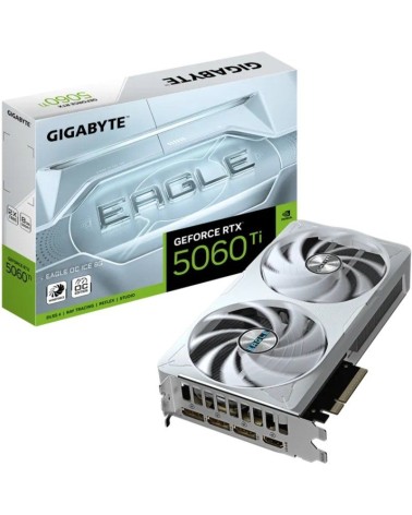 Tarjeta gráfica gigabyte geforce rtx 5060 ti eagle oc ice/ 8gb gddr7