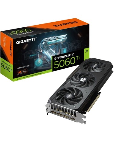 Tarjeta gráfica gigabyte geforce rtx 5060 ti gaming oc/ 8gb gddr7