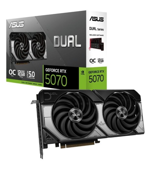 Tarjeta gráfica asus dual geforce rtx 5070 oc/ 12gb gddr7