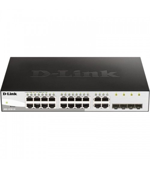 Switch gestionado d-link dgs-1210-16 16 puertos/ gigabit 10/100/1000/ sfp