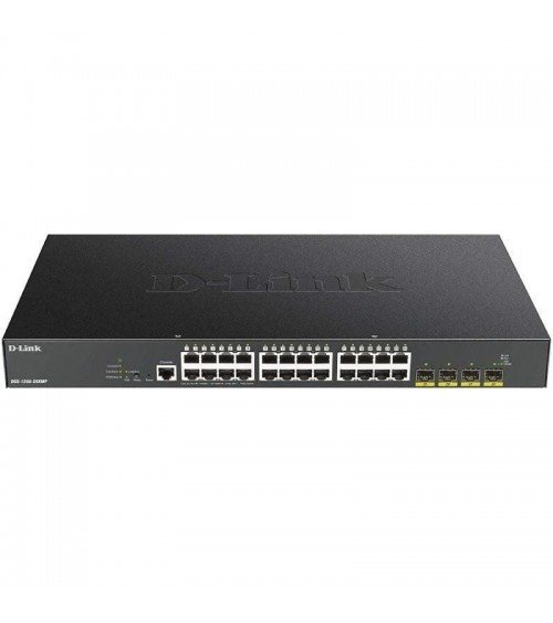 Switch gestionado d-link smart dgs-1250-28xmp 28 puertos/ rj-45 10/100/1000 poe/ sfp