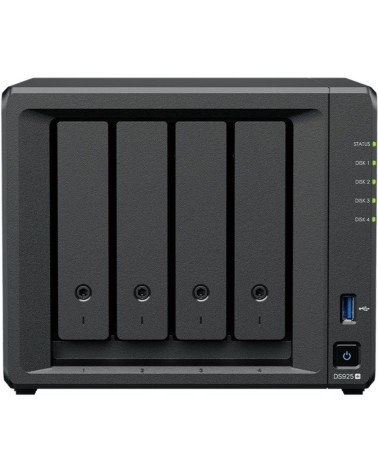 Nas synology diskstation ds925+/ 4 bahías 3.5'- 2.5'/ 4gb ddr4/ formato torre