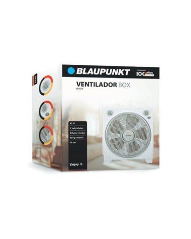 Ventilador de suelo blaupunkt box fan bp2019/ 45w/ aspas 30cm/  velocidades