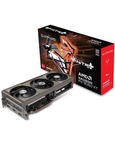 Tarjeta gráfica sapphire nitro+ radeon rx 9060 xt gaming oc/ 16gb gddr6