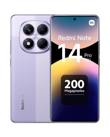 Smartphone xiaomi redmi note 14 pro 8gb/ 256gb/ 6.67'/ 5g/ púrpura