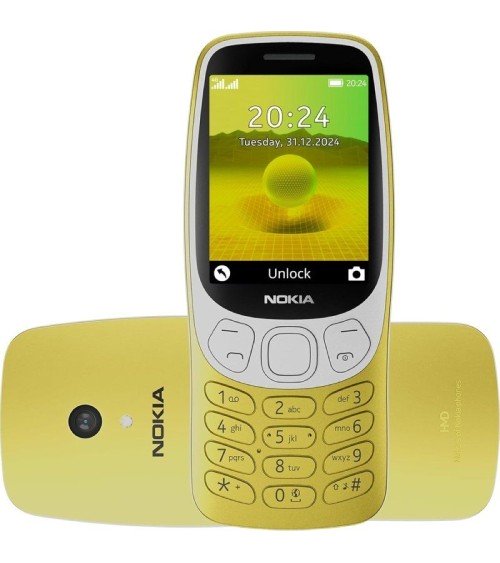 Teléfono móvil nokia 3210/ 4g/ oro