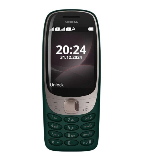 Teléfono móvil nokia 6310 dual sim/ verde oscuro